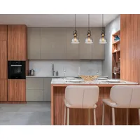 GLOBO Pendelleuchte Dorothea 3-flammig Schwarz 835 x 200 x 1200 mm