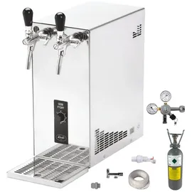 BieTal Tafelwassergerät Wasserzapfanlage 25 Ltr/h silber