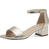 TAMARIS Sandalette Damen Vegan Elegant metallic,EU 38