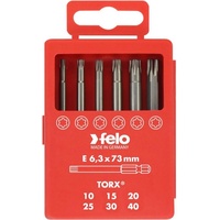 Felo Felo, Bit-Box Industrie, E 6,3 x 73 mm, 6-tlg.