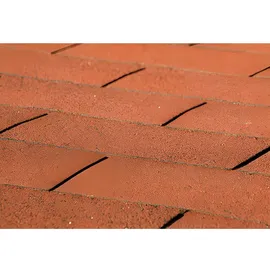 Weka Dachschindeln rechteckig 3 m2 Rot