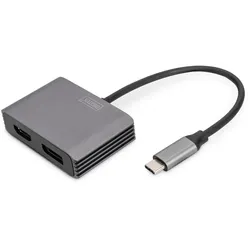 Digitus USB Type-C 4K 2in1 DisplayPort + HDMI Grafik-Adapter
