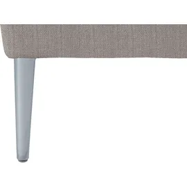 W.Schillig Ecksofa »enjoy&MORE, Designsofa, bequem, zeitlos und elegant, L-Form«, mit Sitztiefenverstellung, Füße silber matt, Breite 340 cm