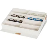 LOVE !T STORE !T Brillenbox 32 x 25 x 5,5 cm 8-tlg. beige