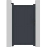 Habitat et Jardin Gartentor 101,2 x 180,9 cm Grau/Aluminium