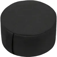 Relaxdays Meditationskissen 33 x 13 cm Schwarz