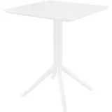 CLP Sky Gartentisch 60 x 60 x 74 cm Weiß