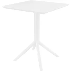CLP Sky Gartentisch 60 x 60 x 74 cm Weiß