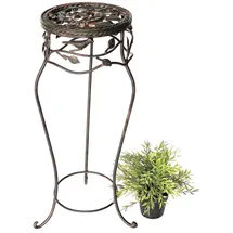 Denk Blumenhocker 65 x 23 cm Schwarz