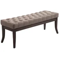 CLP Sitzbank Ramses Stoff antik-dunkel taupe/120 cm