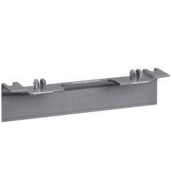 tehalit Geräteträgerschürze für Geräteträger universal design SL 20x55mm, Dekor Aluminium