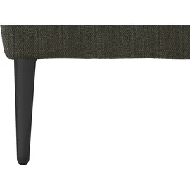 W.Schillig Ecksofa »enjoy&MORE, Designsofa, elegant und bequem, L-Form«, Sitztiefenverstellung, Füße schwarz pulverbeschichtet, Breite 310 cm grün