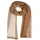 Capelli New York CAPELLI NEW YORK, Damen, braun (camel combo), Twill, Polyester, gemustert, mehrfarbig, Modetücher, tricolor, leichte Fransenkante, Farbverlauf