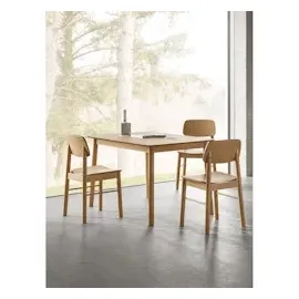 VCM 2er-Set Actona Stuhl Barlow Holz Braun Eiche