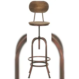 CLP 2er Set Barhocker Pino Holz höhenverstellbar,bronze