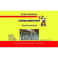 750 ml Budimex Flüssigkunststoff / Industrie-Betonfarbe / Anthrazitgrau RAL 7016