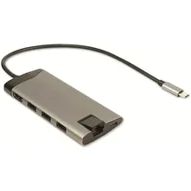 Inter-Tech GDC-802 - USB 3.2 Gen 1 (3.1 Gen 1) Type-C Grau