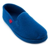 Andrés Machado - Hausschuhe für für Herren für Frühling – Unisex Slipper für drinnen und draußen - AM002 – Pantoffeln aus Filz mit Rutschfester Gummisohle und geschlossener Hacke – Blau, EU 48 - 48 EU