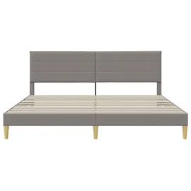 vidaXL Bettgestell 180 x 200 cm Taupe
