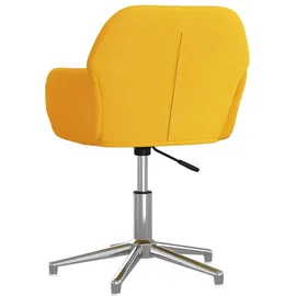 vidaXL Bürostuhl Drehbar Stoff Hellgelb