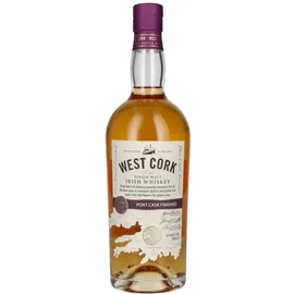 West Cork Port Cask Finish Single Malt 43% vol 0,7 l Geschenkbox