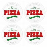 MamboCat Pizzateller 4er Pizzateller Hot & Tasty 28cm