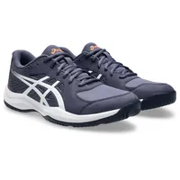 Asics Tennisschuh ASICS "COURT SLIDE 4", Herren, Gr. 43,5, indigo fog, weiß, Synthetik, Textil, Schuhe, Multicourt-Schuh, Allcourtschuh