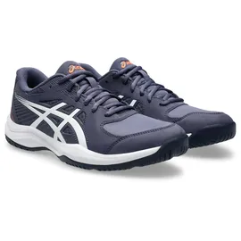 Asics Tennisschuh ASICS "COURT SLIDE 4", Herren, Gr. 43,5, indigo fog, weiß, Synthetik, Textil, Schuhe, Multicourt-Schuh, Allcourtschuh