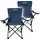 24move Campingstuhl Faltstuhl Blau 2 St.