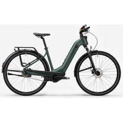 E-Bike Trekkingrad 28 Zoll E-ACTV 900 Automatikgetriebe tiefer Einstieg - grün bronzegrün M