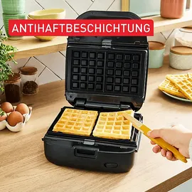 Tefal SW862B Snack Collection Sandwich- und Waffeleisen Schwarz/Blau