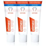 Elmex Caries Protection Whitening bleichende Zahnpasta mit Fluor 3x75 ml