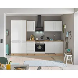 kochstation Küchenzeile Florida 310 cm weiß