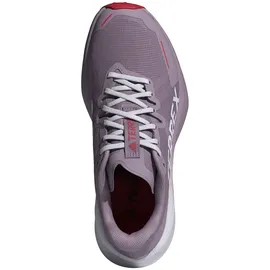 adidas Terrex Agravic 3 Trail Running Shoes preloved fig/ftwr white/pure ruby (AF4M) 5