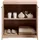 FMD Bristol 80 x 89,9 x 34,9 cm beige / beige