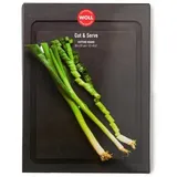 WOLL Cut & Serve Schneidebrett Kunststoff 1-tlg. 30 x 22 cm Schwarz