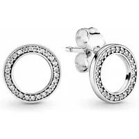 Pandora Ohrstecker Funkelnder Kreis Silber 290585CZ