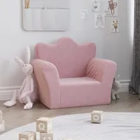 VidaXL Kindersofa Rosa Weich Plüsch