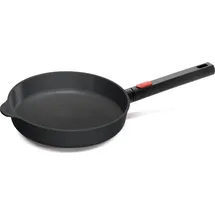 WOLL "Diamond XR Logic" Flachpfanne, Bratpfanne Ø 28 cm, 5 cm hoch mit abnehmbaren Stielgriff - Induktionsgeeignet
