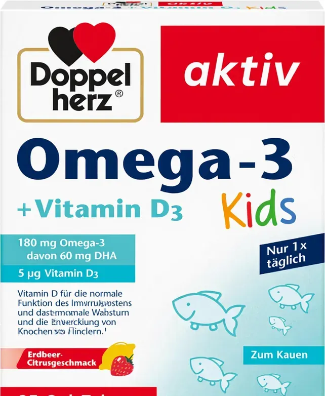 Doppelherz Aktiv Omega-3 Kinder, 27 Stück