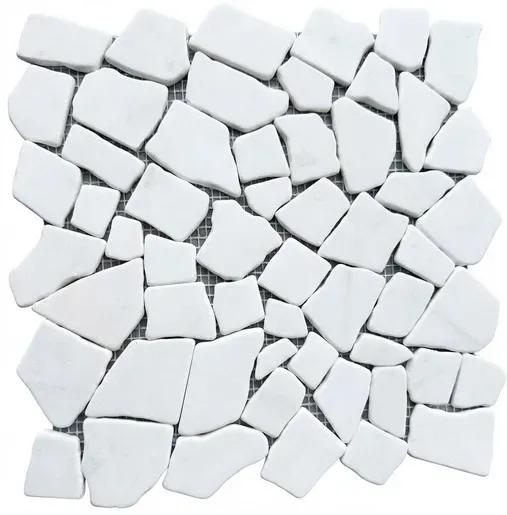 Premium Mosaic Stone Steinmosaik weiß 30x30 cm matt STMOSWH