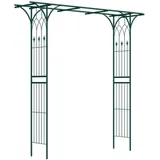 COSTWAY Rosenbogen, Rankgitter für Kletterpflanzen, 205x52x205cm, Metall grün 205 cm x 205 cm x 52 cm