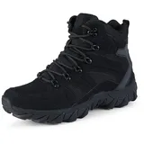 BLBK Stiefel wanderschuhe herren Tactical Kampfstiefel Outdoor Military Boots Männer Wanderschuhe zum Trekking, Jagen, Arbeitsstiefel, Armee Training, Combat Taktische(Schwarz02 40) - 40 EU