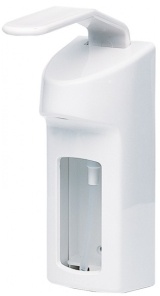 ECOLAB Dermados F Wandspender, für 400 ml - Spenderflaschen, Material: Kunststoff, Material: Kunststoff