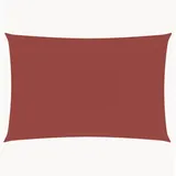 vidaXL Sonnensegel Oxford-Gewebe Rechteckig 3,5x5 m Terrakotta-Rot