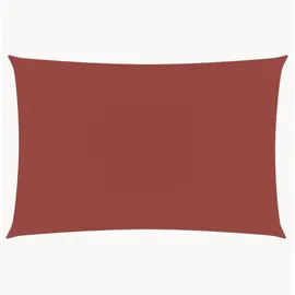 vidaXL Sonnensegel Oxford-Gewebe Rechteckig 3,5x5 m Terrakotta-Rot