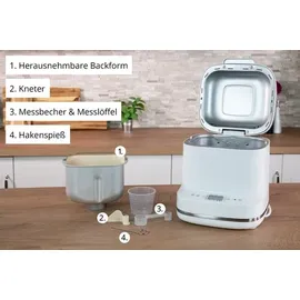 Unold Backmeister Bernd 68120, bis 1000 g Gewicht, 19 Programme, individuelles Programm, Zeitvorwahl, Antihaftbeschichtet, entnehmbare Backform
