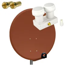 PremiumX PXA80 ziegelrot + LNB Single Monoblock