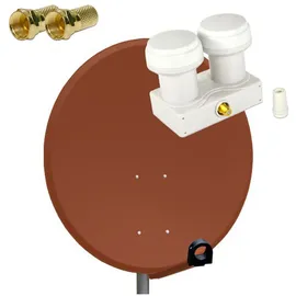 PremiumX PXA80 ziegelrot + LNB Single Monoblock