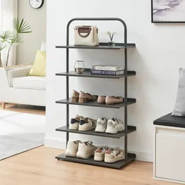 [en.casa] Poytya 119 x 60 x 32 cm anthrazit / grau
